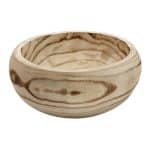 NATURAL WOOD BOWL 25X11CM ESPIEL