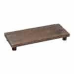 WOOD PLATTER RECTANGULAR 40.5X15X5CM ESPIEL