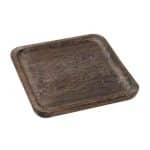 WOOD PLATTER SQUARE 30X30CM ESPIEL