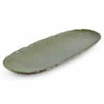 REACTIVE FILO OPAL SERVING DISH OVAL 34X14.5X2.5CM GREEN F2D
