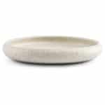 CALCA STRUCTURED PORCELAIN BOWL 26X5CM CHALK WHITE F2D