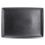 DUSK PLATE RECTANGULAR 28X20CM BLACK F2D BELGIUM