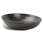 CERES PASTA/SALAD PLATE 22X6CM BLACK F2D BELGIUM