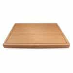 BY ORDER BAMBOO WOOD PLATTER RECTANGULAR WITH DRAIN GUTTER 37X28X2CM GTSA