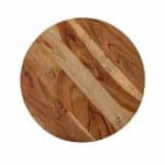 BY ORDER ACACIA WOOD PLATTER ROUND REVOLVING 40X4CM GTSA
