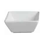 SQUARE PORCELAIN BOWL WHITE 8X8CM GTSA