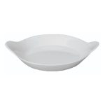 OVEN ROUND EARED EGG DISH PORCELAIN 18X4CM GTSA