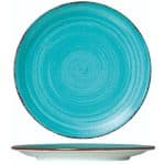 TIFFANY RUSTIC BLUE FLAT PLATE 27.5CM GTSA