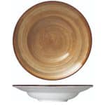 SAHARA RUSTIC BROWN PASTA PLATE 27CM GTSA NEW