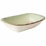 BYBONE VITRIFIED PORCELAIN TINTA ROME BOWL RECTANGULAR 16X11CM