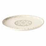 BY ORDER BYBONE VITRIFIED PORCELAIN TESSERA PLATE ROUND 19CM