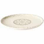 BYBONE VITRIFIED PORCELAIN TESSERA PLATE FLAT 28CM
