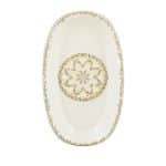BYBONE VITRIFIED PORCELAIN TESSERA PLATE OVAL 29X17.5CM