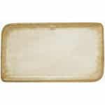 BYBONE VITRIFIED PORCELAIN AMBIENCE BAIGE PLATE RECTANGULAR 36.5X16.5CM