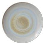 VITRIFIED PORCELAIN COUP PLATE FLAT 30CM BREEZE HEART SOUL by BAUSCHER GERMANY