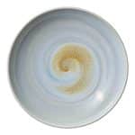 VITRIFIED PORCELAIN COUP PLATE DEEP ROUND 28CM BREEZE HEART SOUL by BAUSCHER GERMANY