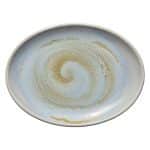 VITRIFIED PORCELAIN OVAL 25X19CM BREEZE HEART  SOUL by BAUSCHER GERMANY
