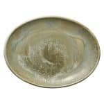 VITRIFIED PORCELAIN OVAL 25X19CM THYME HEART SOUL by BAUSCHER GERMANY