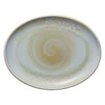VITRIFIED PORCELAIN OVAL 31X24CM BREEZE HEART  SOUL by BAUSCHER GERMANY