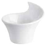 MELAMINE BOWL WHITE 8.5X7X6 PADERNO ITALY