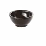 MELAMINE BOWL BLACK D5.5 H4