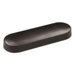 MELAMINE GOURMET BLACK OVAL PLATE 30X10X3CM PADERNO ITALY - BY ORDER