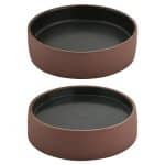 BY ORDER ARTISAN BROWN BLACK 2IN1 FLAT DEEP 16CM PLAYGROUND