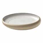 ECO GRES HALF DEEP WHITE PLATE ROUND 26CM PLAYGROUND