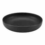 ELEMENTS BLACK DISH ROUND 22CM  PLAYGROUND