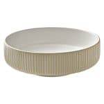 BY ORDER NARA WHITE BOWL HIGH RIM RELIEF 21CM PLAYGROUND