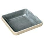 NARA GREY BOWL FLAT SQUARE 9X9CM PLAYGROUND