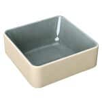 NARA GREY BOWL DEEP SQUARE 9X9CM PLAYGROUND