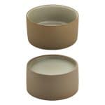 BY ORDER ARTISAN BEIGE GREY 2IN1 BOWL 16CM PLAYGROUND