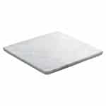 BY ORDER MARBLE PLATTER SQUARE WHITE 18X18CM PLAYGROUND