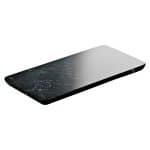 BY ORDER MARBLE PLATTER RECTANGULAR BLACK 18X9CM PLAYGROUND