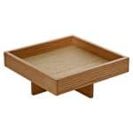 PLAYGROUND ANANTI MENAGE SQUARE WOOD ON STAND 18X18X4X7CM BAUSCHER GERMANY