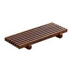 CRUMB GRID RECTANGULAR WALNUT 18X9CM PLAYGROUND