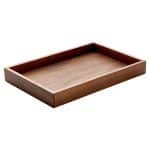 WOOD RECTANGULAR PLATTER PLAYGROUND 29X19CM