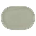 BY ORDER SHIRO GLAZE STEAM OVAL PLATTER COUPE 36X23.5CM SCHONWALD GERMANY