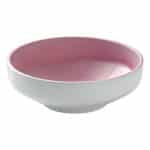 BY ORDER SHIRO PLAIN BOWL ROUND 22CM PINK SPLASH SCHONWALD GERMANY
