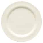 GENERATION DURACREAM PLATE FLAT ROUND WITH RIM 20CM SCHONWALD GERMANY
