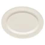 GENERATION DURACREAM PLATTER OVAL WITH RIM 26X20CM SCHONWALD GERMANY