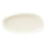 WELLCOME DURACREAM PLATTER OVAL ASYMMETRIC COUPE 38X16CM SCHONWALD GERMANY