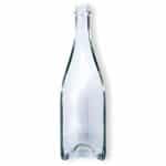 GLASS BOTTLE HALF CHAMPAGNE PLATTER CLEAR 30X8CM SUPREMINOX SPAIN