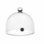 CLOCHE FOR SMOKER WITH VALVE PLASTIC PC 21X17CM PADERNO