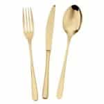 IDEA PVD GOLD TABLE SPOON 1PC INOX 18-10 ARTHUR-KRUPP SAMBONET ITALY
