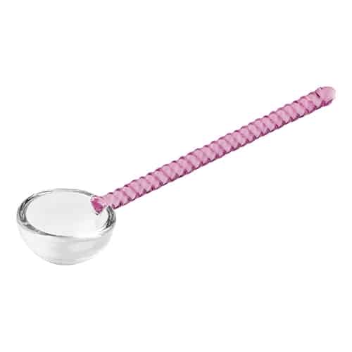CUT-PLA-750980591000000.jpg BY ORDER SPOON GLASS 14CM PINK CLEAR PLAYGROUND - Image 1