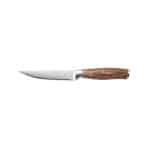 STEAK KNIFE SERRATED 23CM WOOD HANDLE
