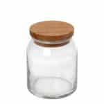 GLASS JAR WITH WOODEN LID 61CL ESPIEL