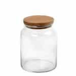 GLASS JAR WITH WOODEN LID 85CL ESPIEL